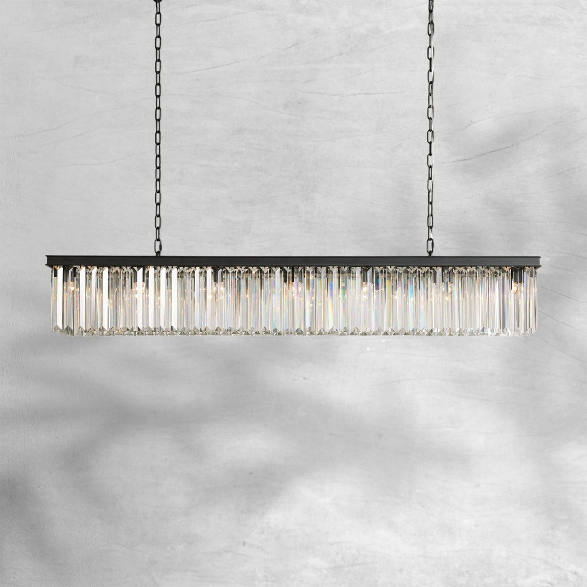 Leyland Rectangular Chandelier 60''72'' - view 7