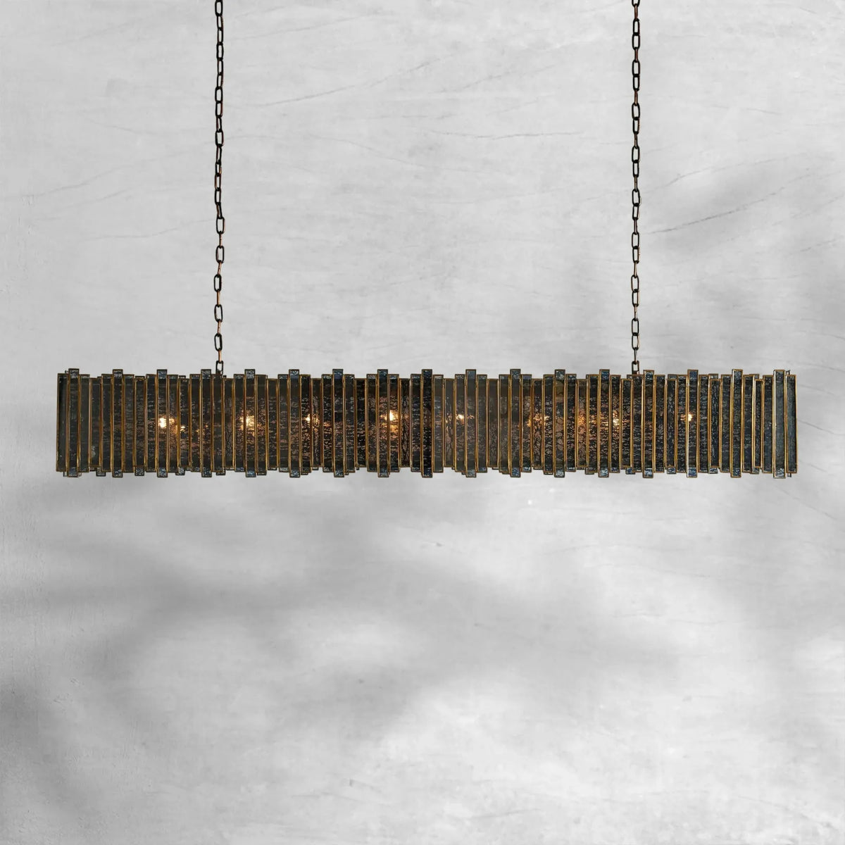 Laila Rectangular Chandelier 37" 49" 70" - view 3