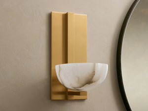 Belmira Alabaster Sconce, wall sconce - view 2