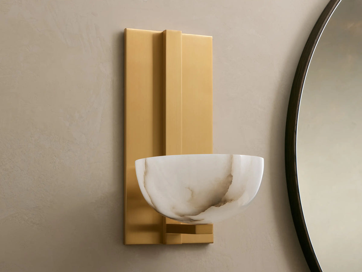 Belmira Alabaster Sconce, wall sconce - view 2
