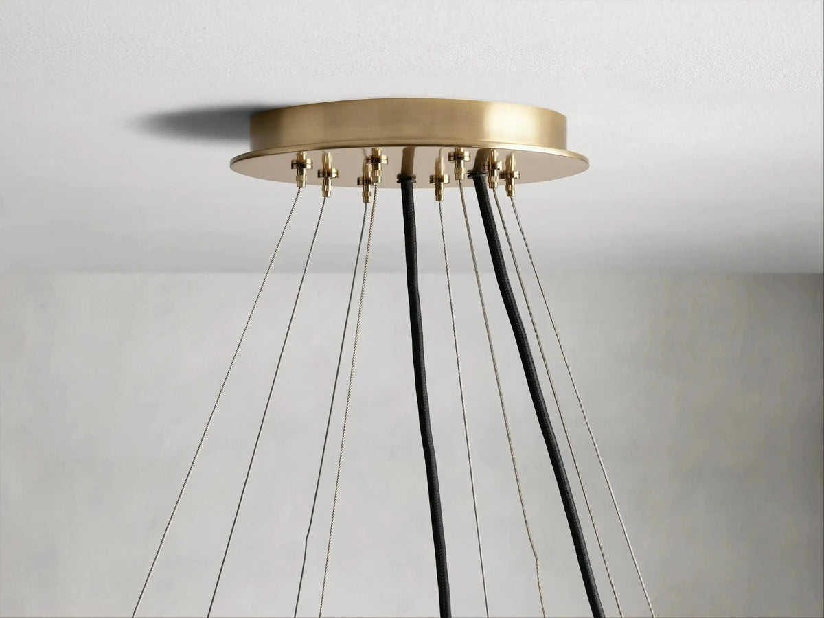 Jeunet 2-Tier Round Chandelier 47''60'', two-tier - view 19