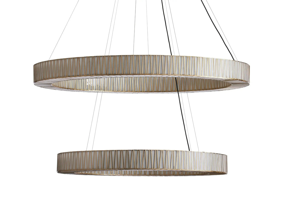 Jeunet 2-Tier Round Chandelier 47''60'', two-tier - view 18