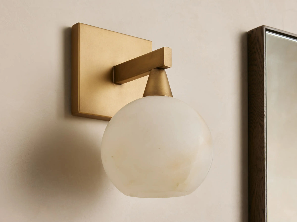 Arica Alabaster Sconce 1 Light, wall sconce - view 3