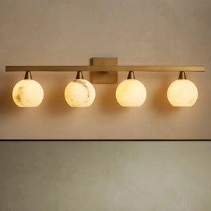 Arica Alabaster Sconce 4 Light, wall sconce