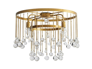 Aubrey Crystal Ball Flushmount, flush mount - view 11