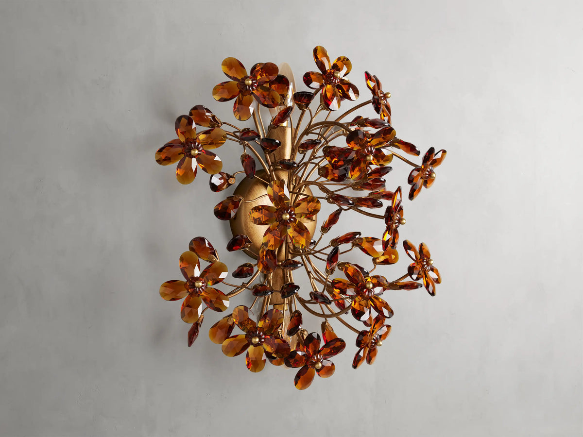 Fiore Colored 2-Light Wall Sconce 14"H - view 2