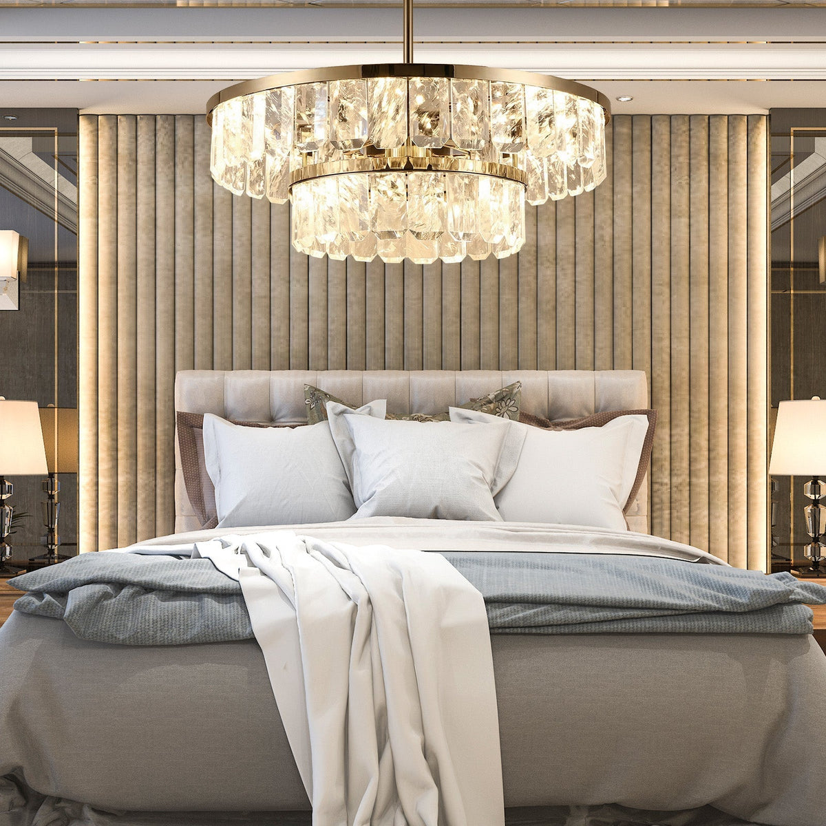 Selene Linear Crystal Chandelier - view 21