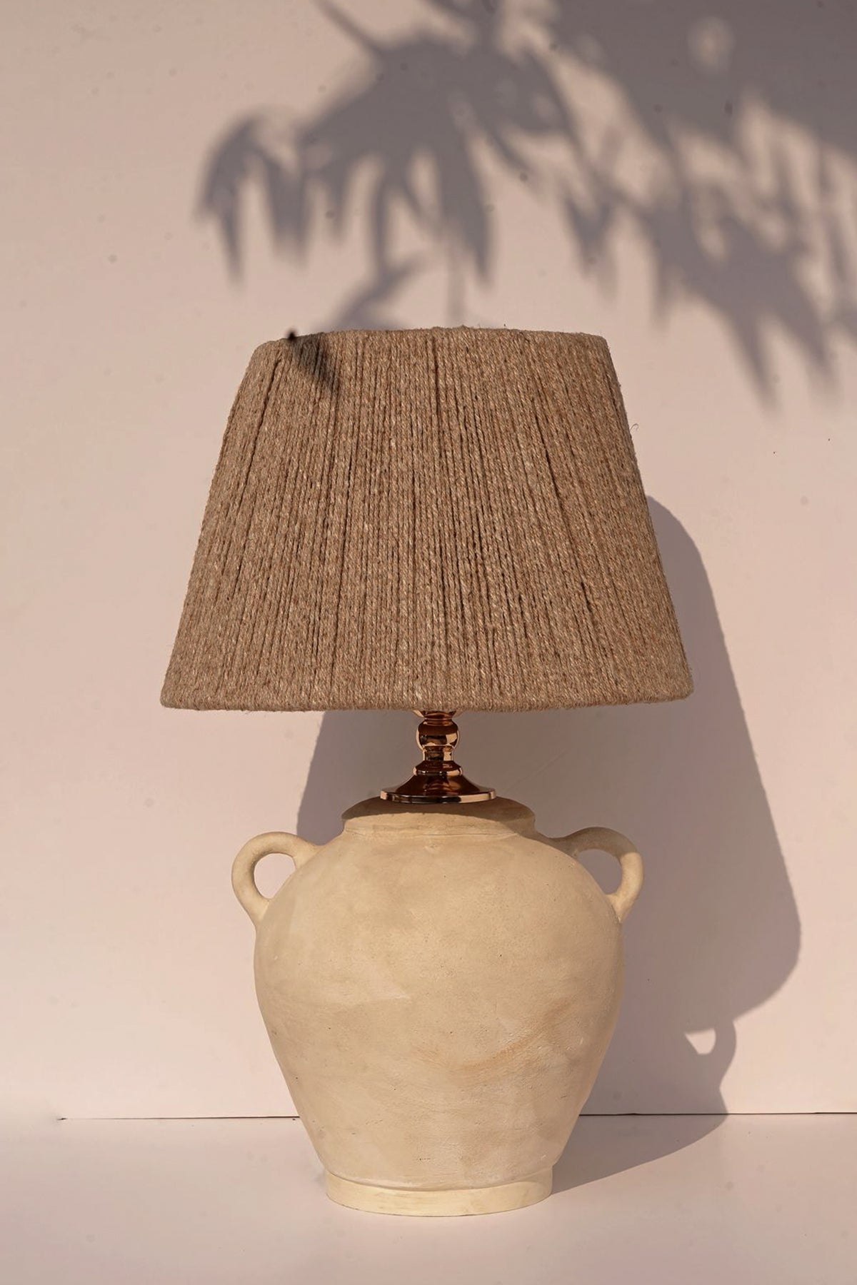 Jute Lampshade Drum - view 4