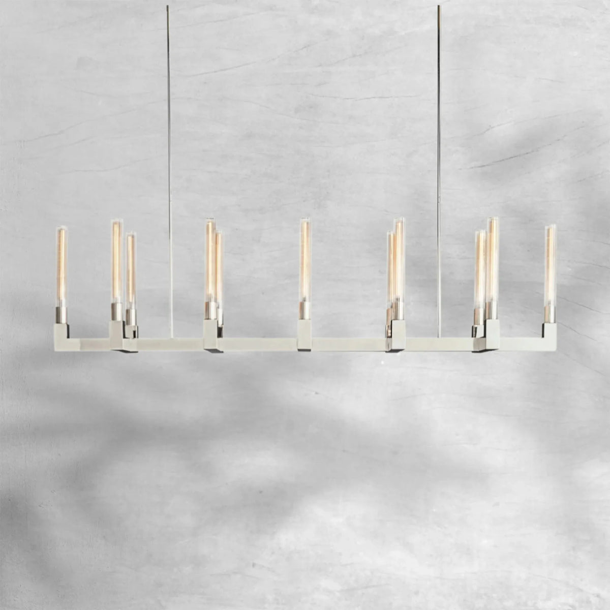 Chantelle Glass Linear Chandelier 67" - view 3