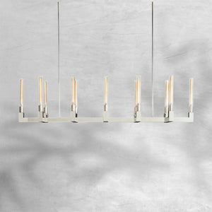Chantelle Glass Linear Chandelier 67" - view 3