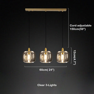 Bedroom Pendant Lighting Smoke Grey Clear Color - view 16