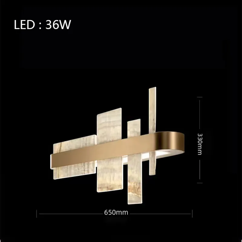 Alabaster Acropolis LED Wall Sconce - view 4