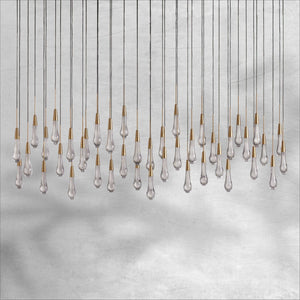 Soltaire Linear Chandelier 37"50"70"87"120" - view 20