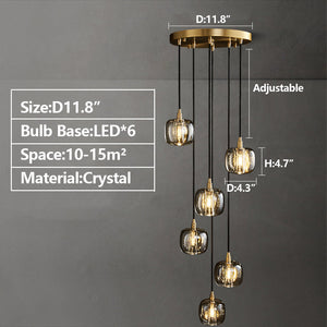 Post-modern Extra-long Pendant Light Fixtures for Staircase/High-ceiling Space/Foyer, chandelier - view 15
