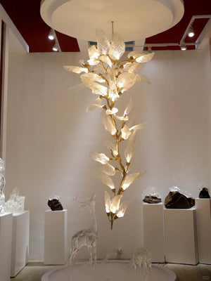 Creative Bionic Resin Leaves Chandelier for Living Room/Dining Room/Staircase - view 24