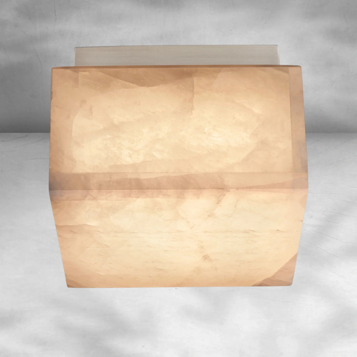 Riora Calcite Square Flushmount 6"10"14", flush mount - view 2