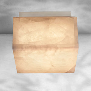Riora Calcite Square Flushmount 6"10"14", flush mount - view 2