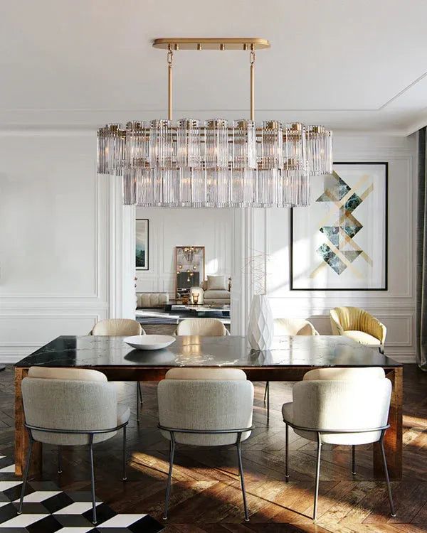 Delsie Oval Chandelier 51''63''72'' - view 5