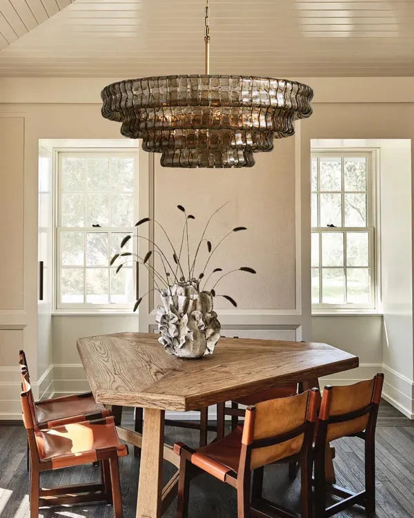Ghiaccio Round Chandelier 24"36"48"60" - view 5