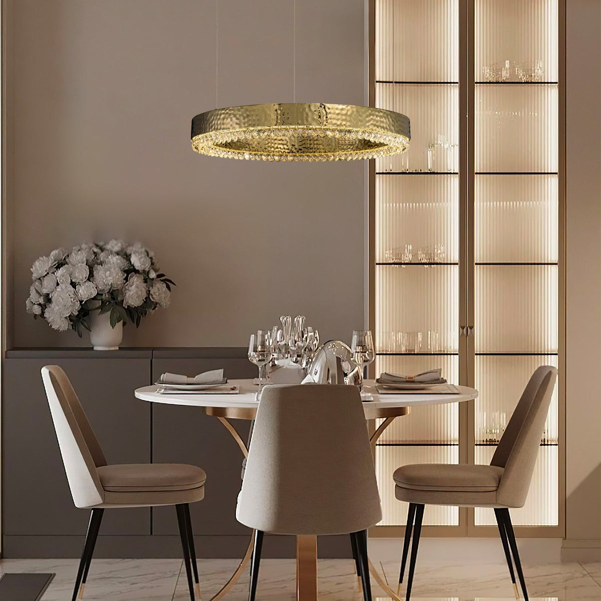 Hudson Crystal Modern Pendant Light - view 11