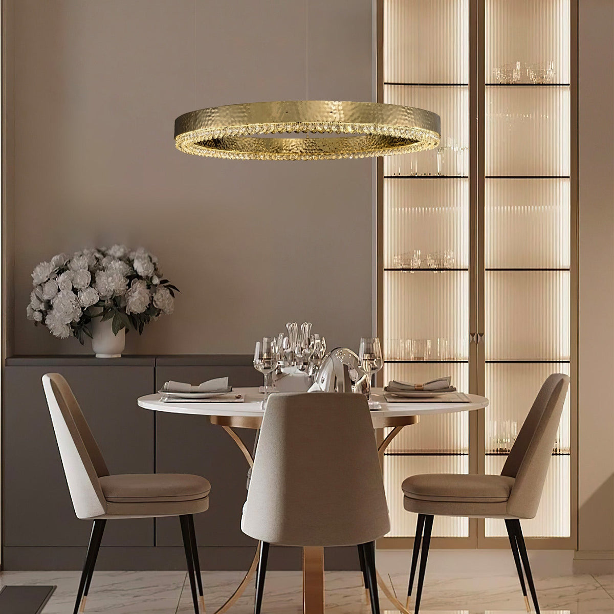 Hudson Crystal Modern Pendant Light - view 15