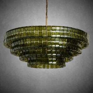 Glacien Round Glass Chandelier - view 30