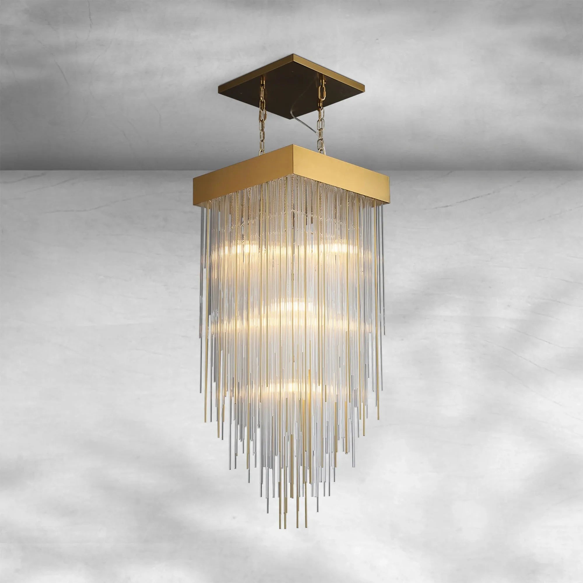Caelix Square Chandelier 21"30"