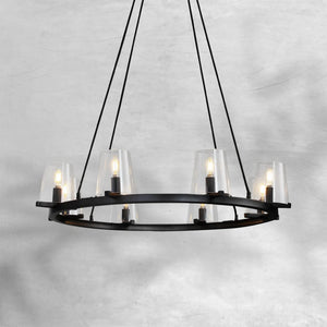Prism Glass Round Chandelier 36"48"60" - view 9