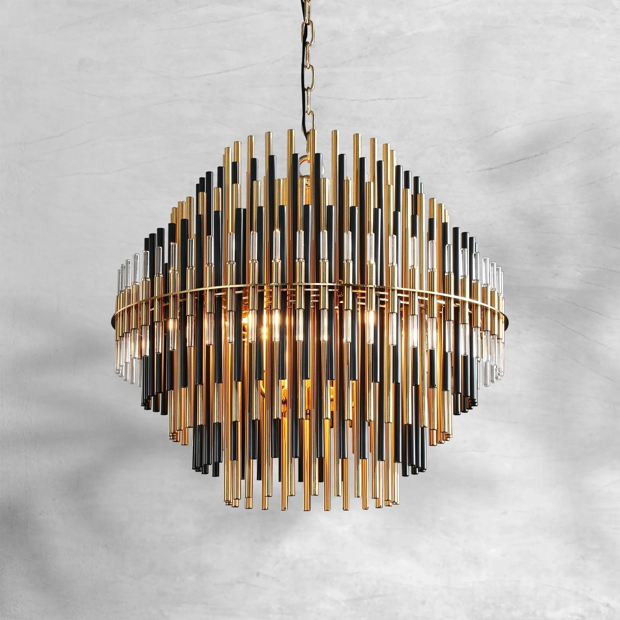 Ezra Sculpture Round Chandelier 24", 32", 42"
