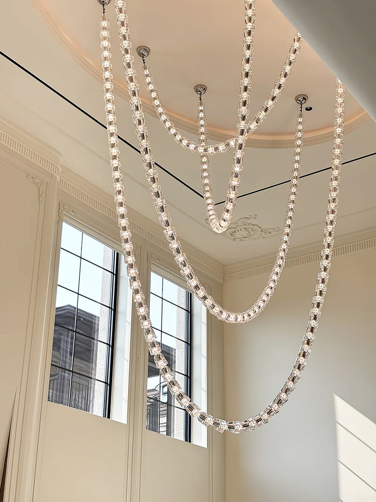 Gabriel Chrome Crystal Chandelier - view 3