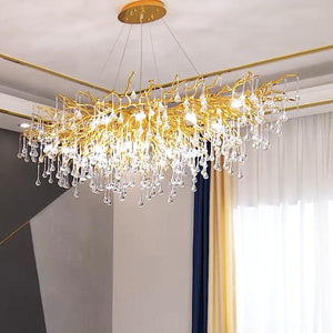Teardrop Branch Tree Crystal Chandelier - view 4