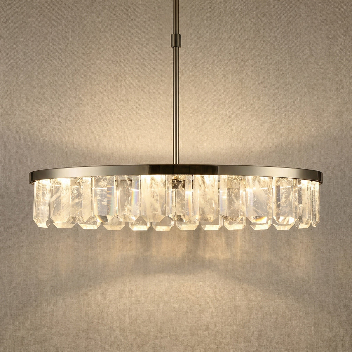 Selene Linear Crystal Chandelier - view 4