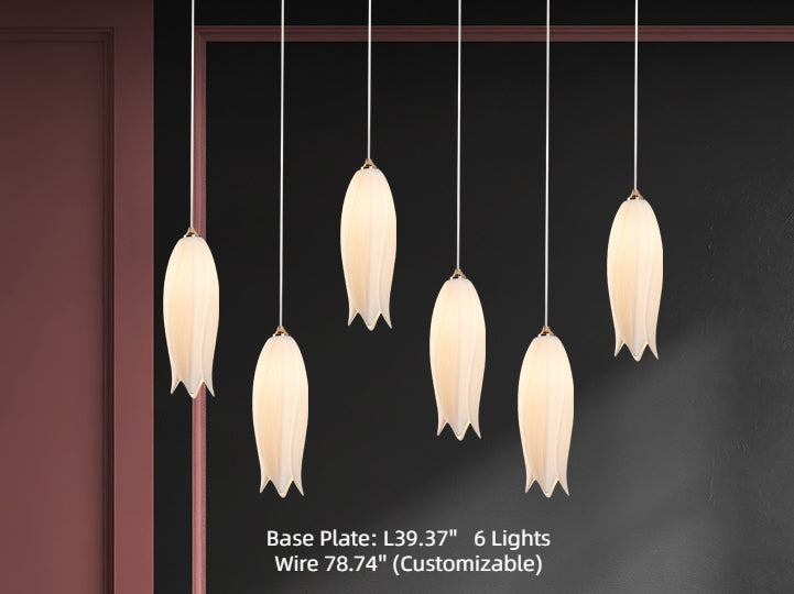 Elegant Flower Chandelier For Foyer/ Staircase - view 19