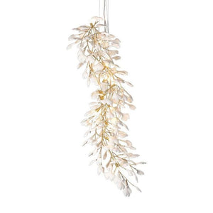 Ceramic Gingko Staircase Branch Chandelier - view 6