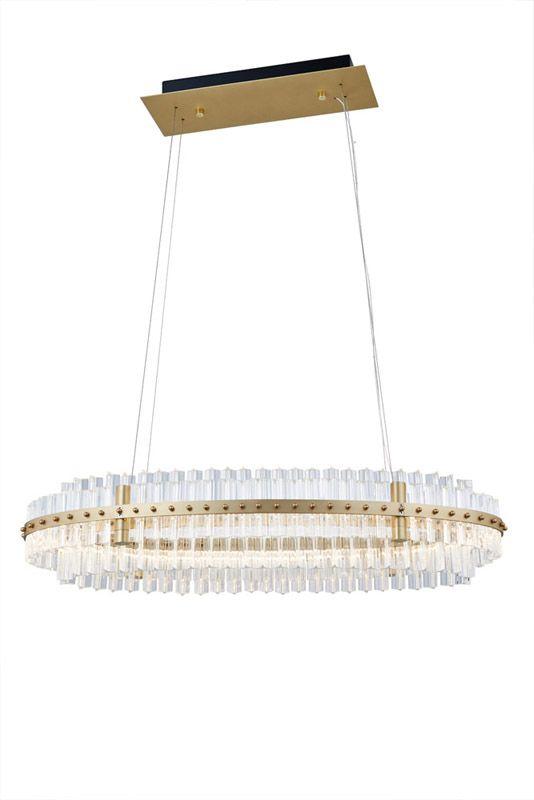 Aquinox 2-Tier Oval Chandelier, two-tier