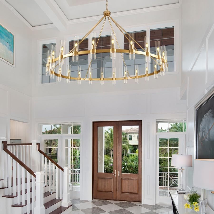 70 Inch Wagon Wheel Chandelier - view 5
