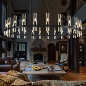 70 Inch Wagon Wheel Chandelier - view 8