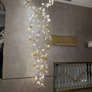 Creative Design Firefly Tree Chandelier for Staircase/Foyer/Villa/Hotel/Restaurant - view 2