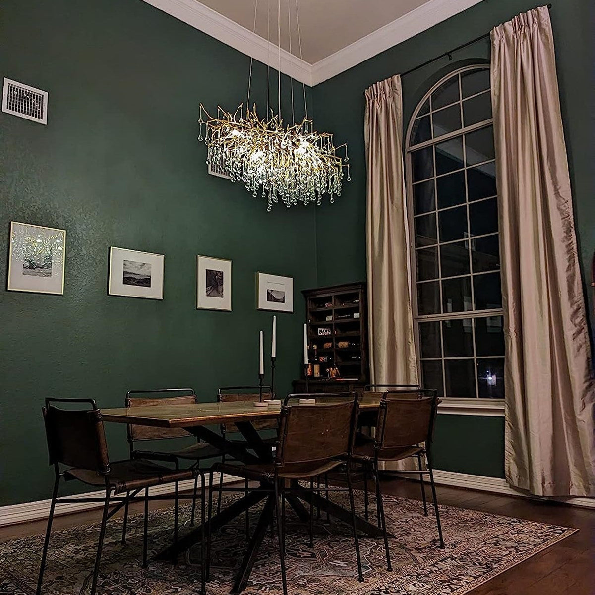 Stunning Tree Branch Crystal Chandelier with Clear Teardrop-shaped for Living/Dining Room - view 8
