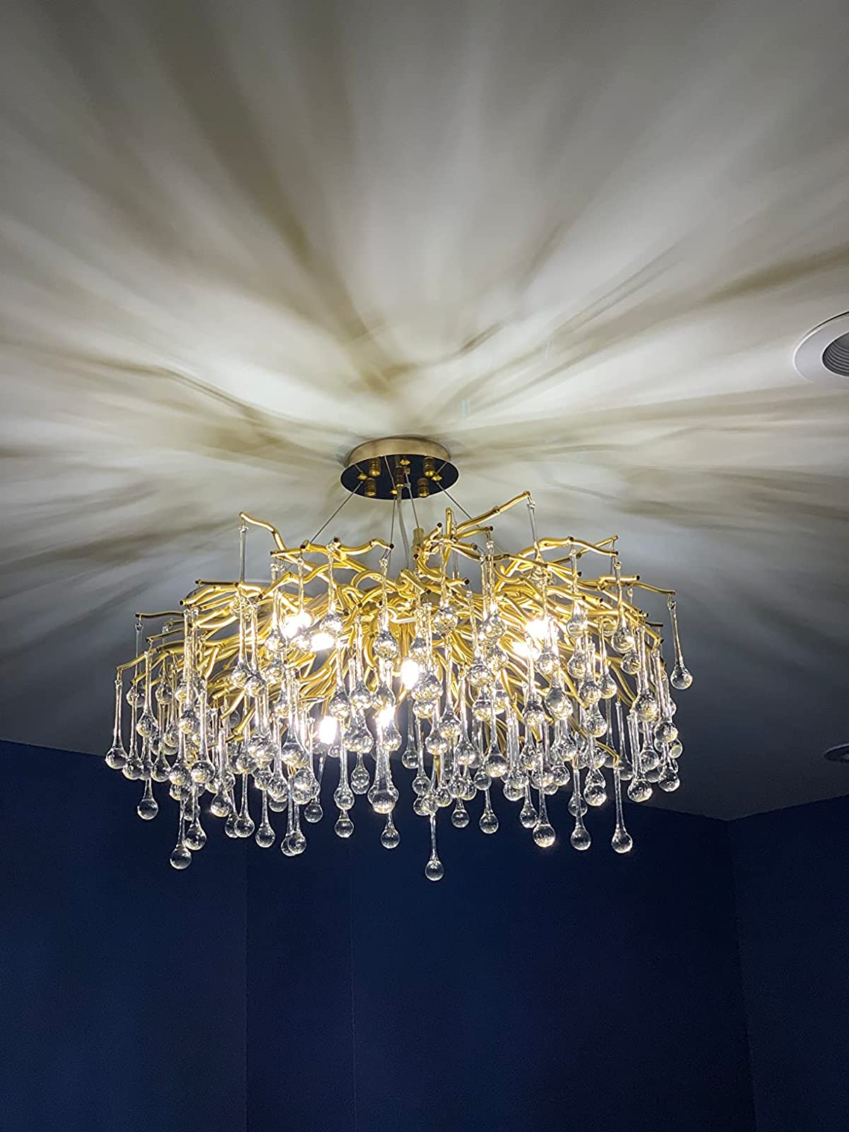 Stunning Tree Branch Crystal Chandelier with Clear Teardrop-shaped for Living/Dining Room - view 26