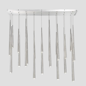 Alren Rectangle Tubular Chandelier, rectangular - view 3