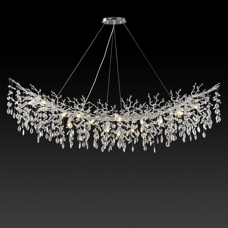 Modern Crystal Tree Branch Chandelier - view 5