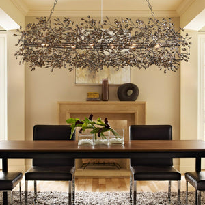 Fiore Oval Chandelier 62''74'' - view 4