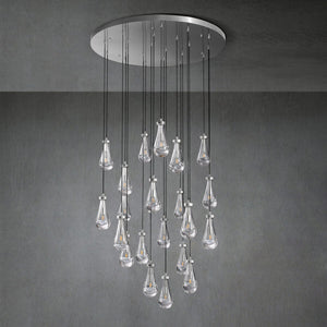 Raindrop Round Chandelier 47" - view 3