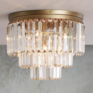 Leyland Crystal Flushmount, flush mount