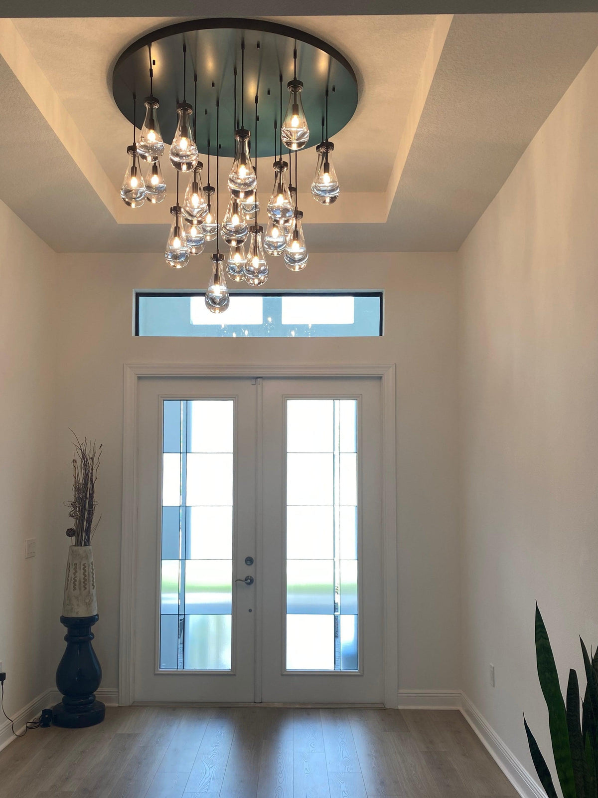 Raindrop Round Chandelier 36" - view 7