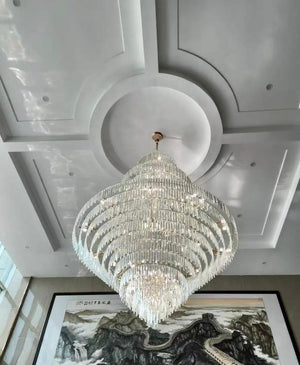 Luxury Multi-tiered Extra Large Crystal Chandelier for Staircase/Foyer/Entryway - view 7