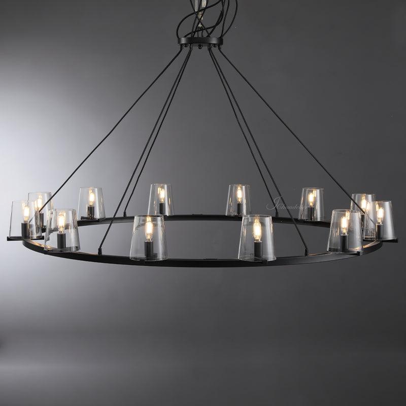 Prism Glass Round Chandelier 36"48"60" - view 15
