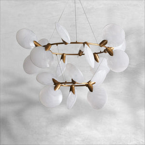 Lyla 2-Tiered Halo Chandelier, two-tier - view 4