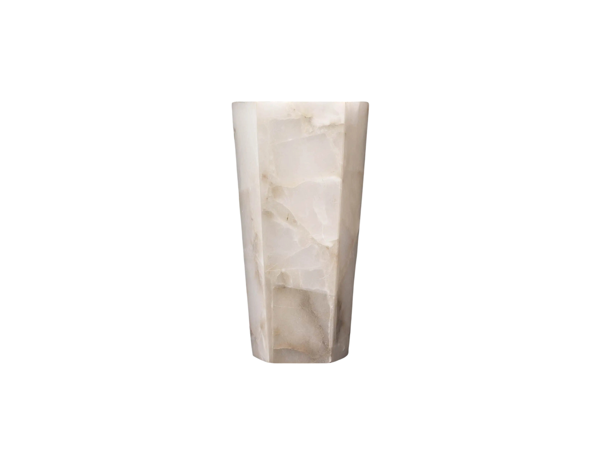 Alabaster Large Hexagonal Sconce, wall sconce - view 2
